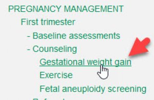 Screenshot showing positionof the needed link.