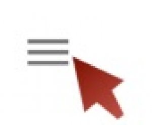 A screenshot of the Google Scholar menu button.