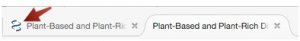 A screenshot of the 360 and PubMed tabs. An arrow points to the PubMed tab.